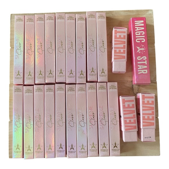 Jeffree Star Supreme Gloss and Magic Star Velvet Lip Stick Gloss Concealer Lot - Picture 8 of 8
